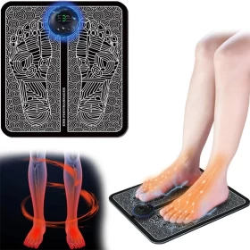 جهاز وساده مساج القدمين بالذبذبات الكهريائية