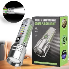 Clear Flashlight Rechargeable