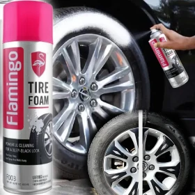 Car Tire Cleaning And Polishing Foam