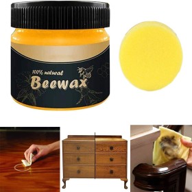 Natural Beeswax For Ｗood - 80g