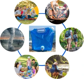 5L collapsible portable bucket