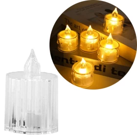 Small LED Transparent Candle
