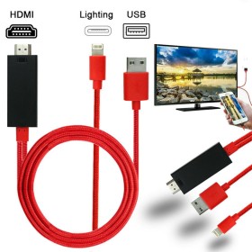 Earldom Cable Hdmi Lightning 2 meter - W5