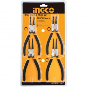 Ingco 4 Pcs Circlip Plier Set HCCPS01180