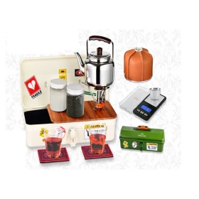 Camping Family Tea Set Box with Unique Design