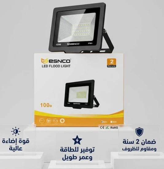 ESNCO 100W LED Flood Light