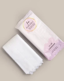 Luxury wet towel - lavender