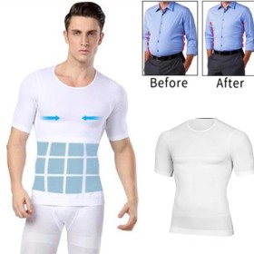 Vest Slimming Shirt - White