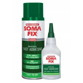 Universal Fast Adhesive With Activator. Somafix S661