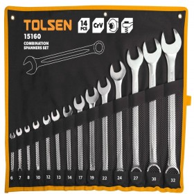 Tolsen 14pcs Combination spanners set - 15160