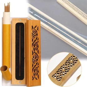 Incense Stick Bakhoor Burner- Wooden Case