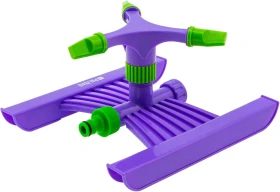 PALISAD Plastic Sprinkler Rotating with 3 Blades Nozzle 3/4in On Support Field Area 180 sq.m, 15m
