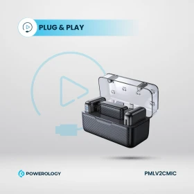 Powerology Dual Microphone Professional Set PMLV2CMIC