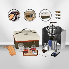 Complete Travel and Camping Tea Set