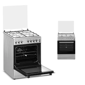 Admiral 4 Burner Stainless Steel Gas Cooker 60 x 55 cm