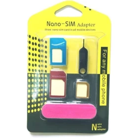 Nano Sim Adapter 5 in 1 Tool Kit