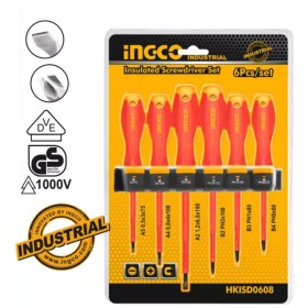 Ingco 6 PCS Insulated Screwdriver Set