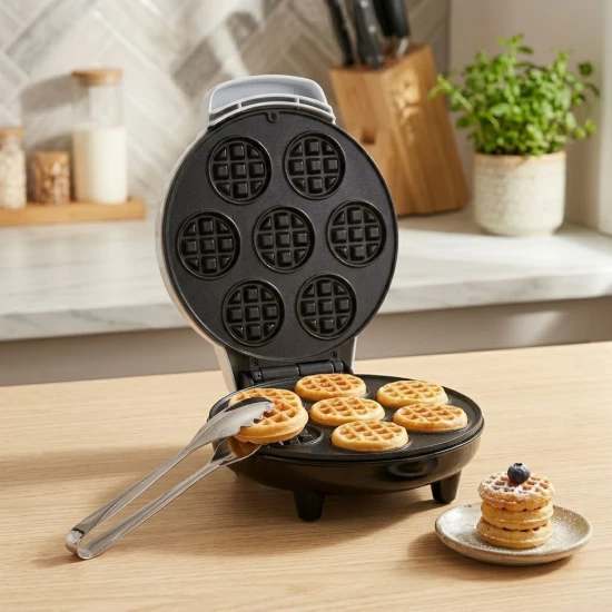 Mini Waffle Maker 7 pcs in 1