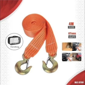4 meter long 6 Ton strength Tow Strap with Hooks DLC-37281