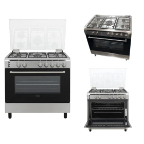 Vestel Gas Cooker 90x60cm - F96F50X