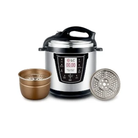 DLC 6L Digital Electric Pressure Cooker (1000W, Non-Stick, Multi-Function)