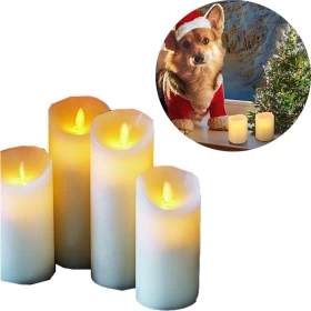 Flameless Candles - Four Pieces