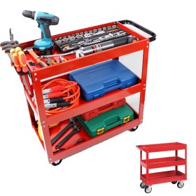 Tolsen Three Tray Tool Cart-80221