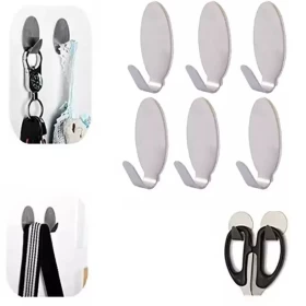 Stainless Steel Hook - 6 Pcs