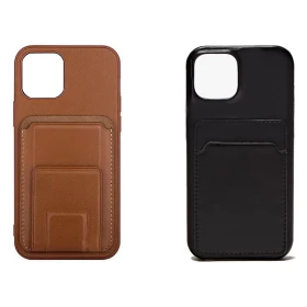 iPhone Ultra Slim Phone Case with Card Holder Grip