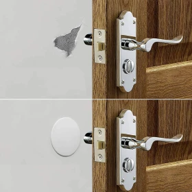 Wall pad to stop door from slamming