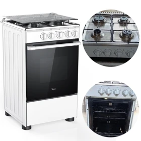 Midea Gas Cooker 50x55 Cm, With 4 Burner