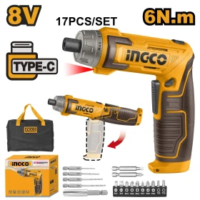 Ingco CSDLI0802 8V Lithium-Ion Cordless Screwdriver