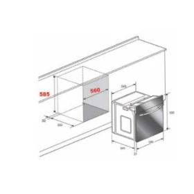 Electric oven 60 cm - Built-in