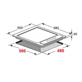Electric Hob 60 cm - Built in