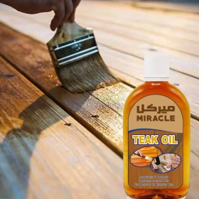 Teak Oil Wood polish, Wood Restorer, Wood Protection, Parquet Polish 250 ML