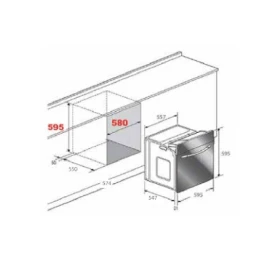 Electric Oven 60 cm - Built in