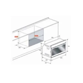 Electric Oven 90 cm - built in