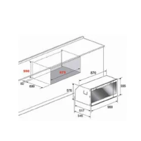Electric Oven 90 cm - Built in