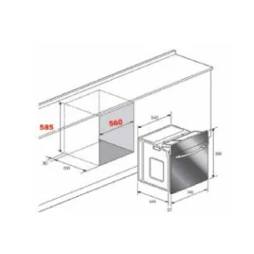 Elecric Oven 60 cm - Built in