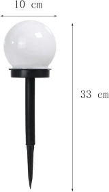 Solar outdoor garden lights, 3pcs